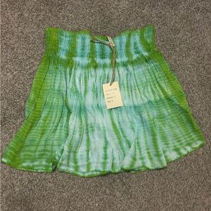 Raga Green Ombre Tye Dye Skirt